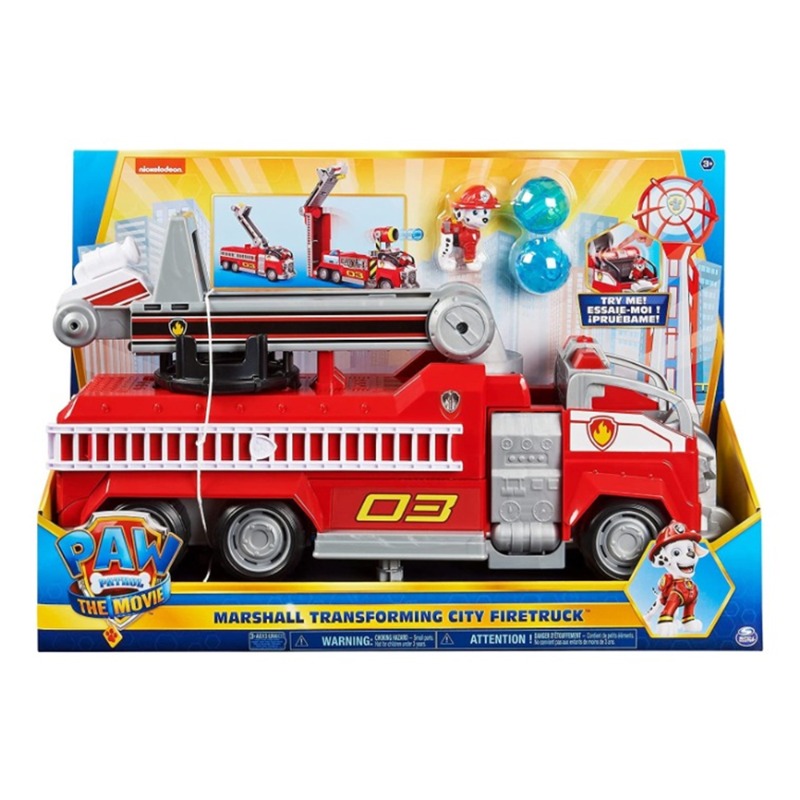Paw Patrol Marshall’s Transforming Movie City Fire Truck