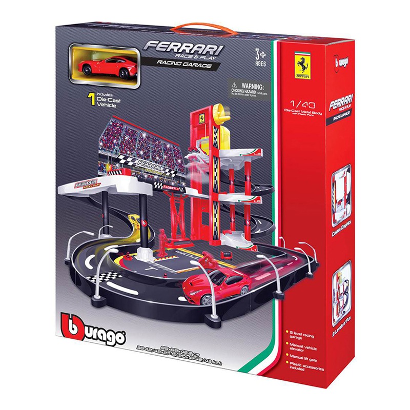 Bburago Ferrari Race and Play Racing Garage