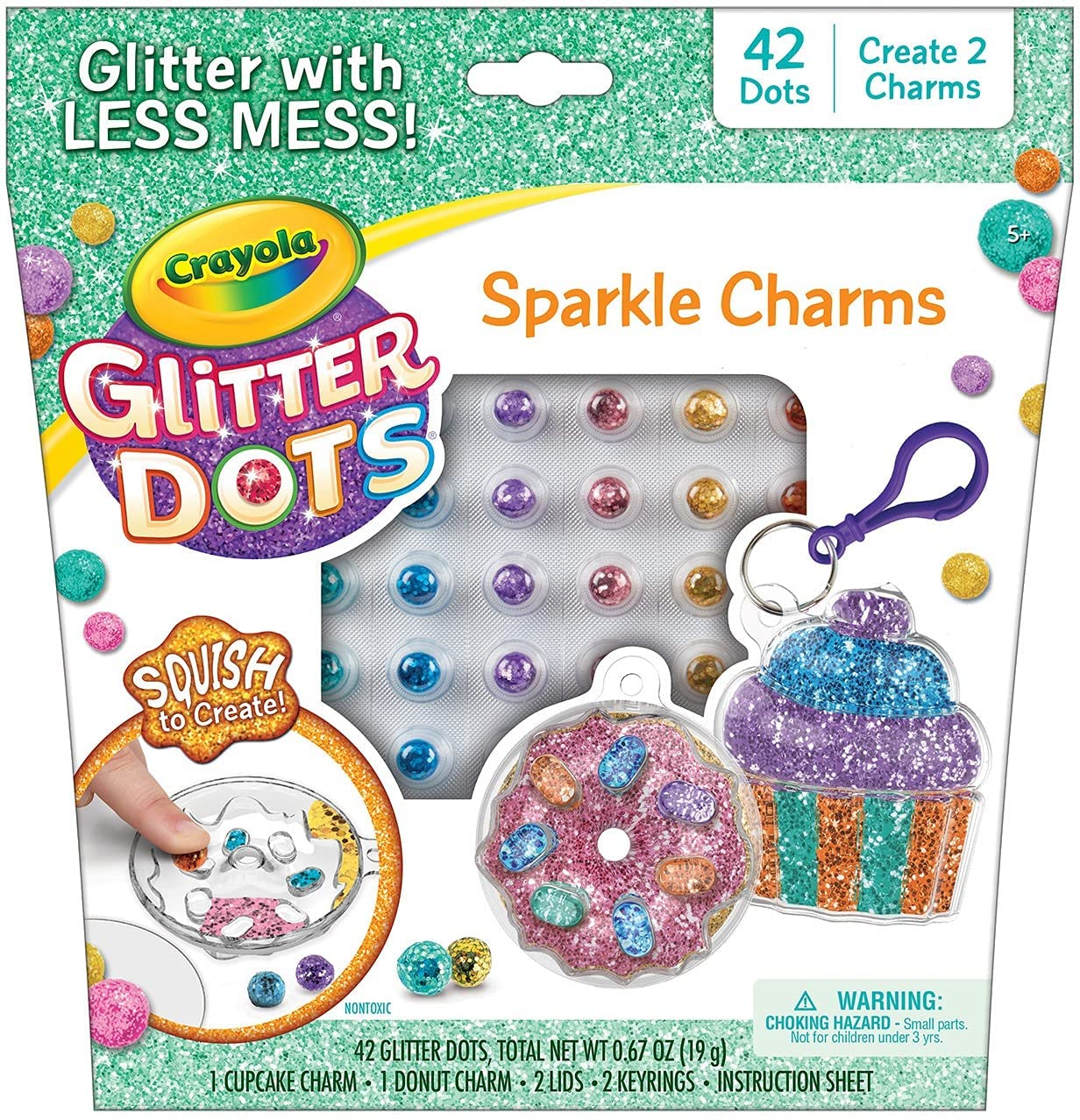 Crayola Glitter Dots Sparkle Charms Set