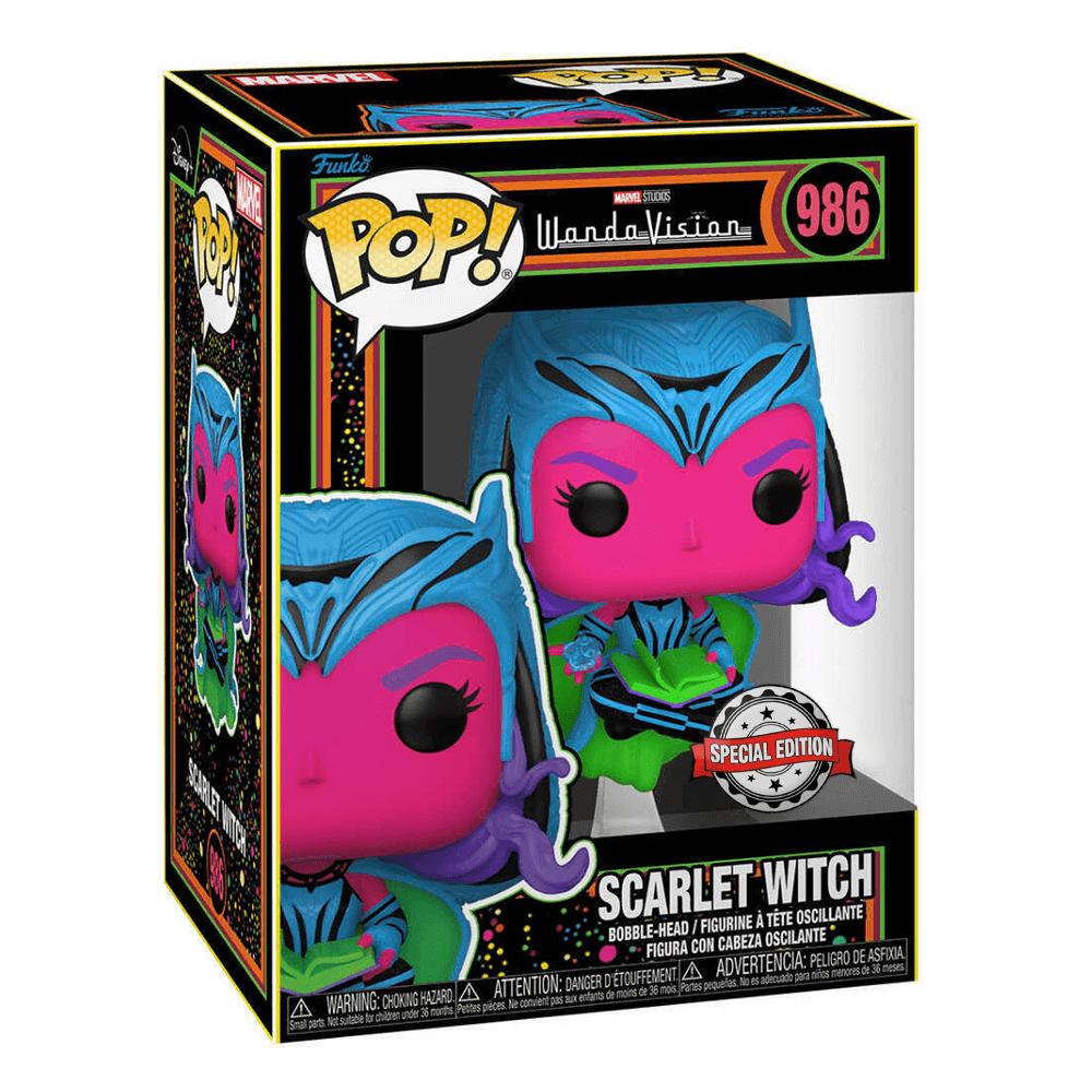 Funko Pop Marvel Wanda Vision - Scarlet Witch Blacklight