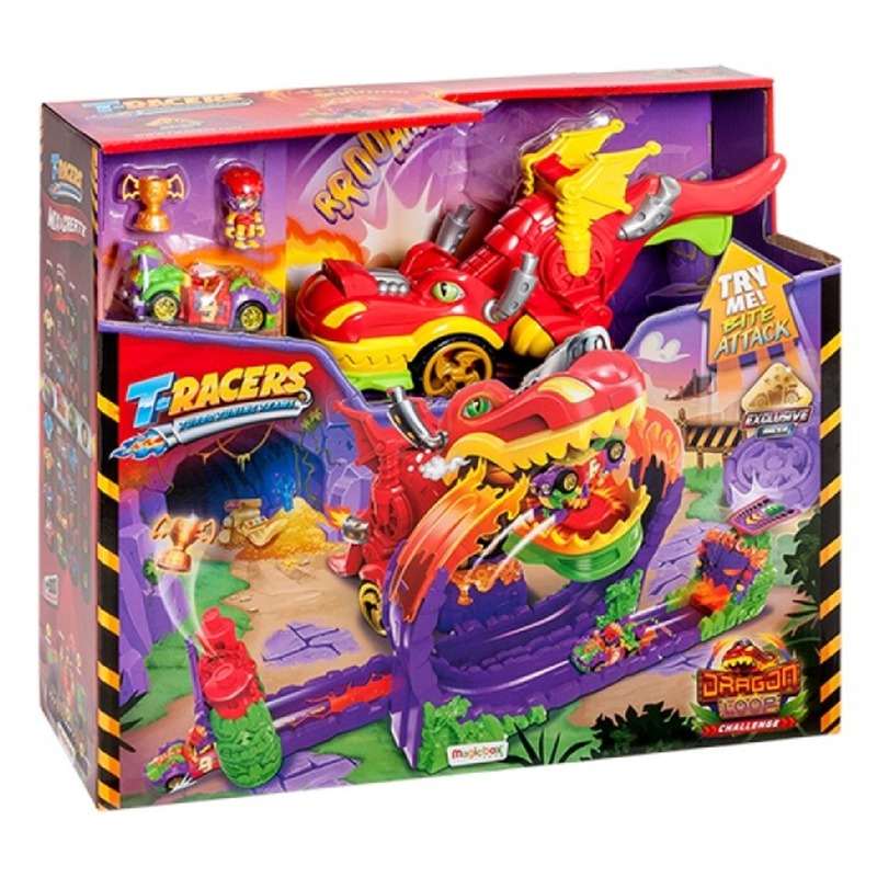 T Racers Dragon Ring Cars Track