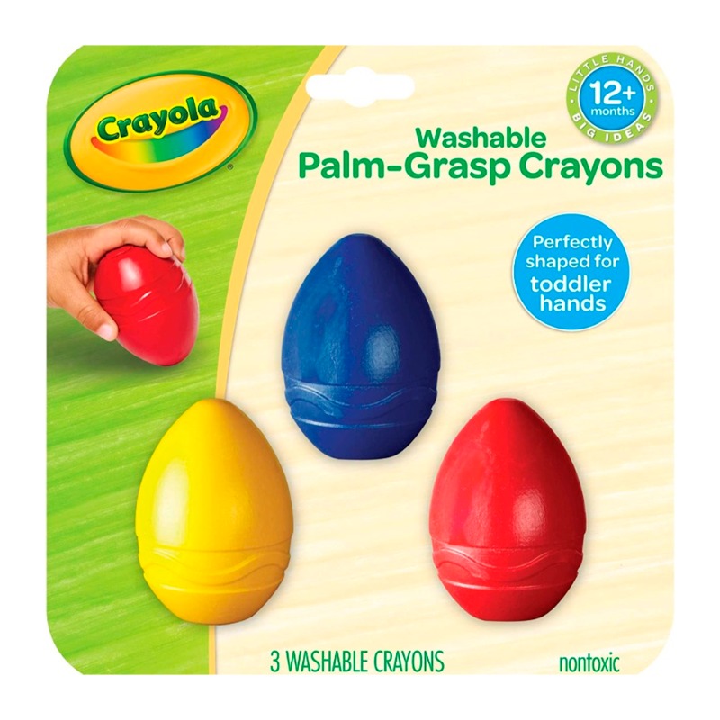Crayola Plum - Graps Egg Washable Crayons 3 Piece