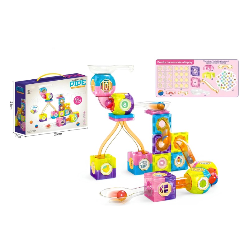 Zep Pipe Transperent 3 In 1 Building Block