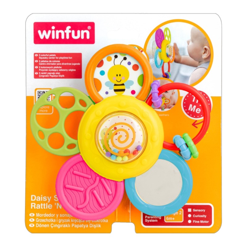 Daisy Spin Rattle ‘N Teether
