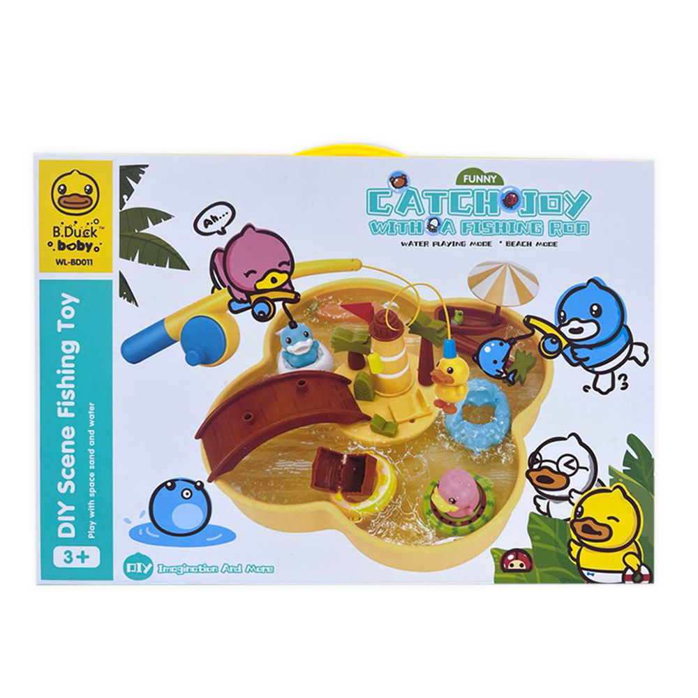 B Duck Baby Diy Scene Fishing Toy