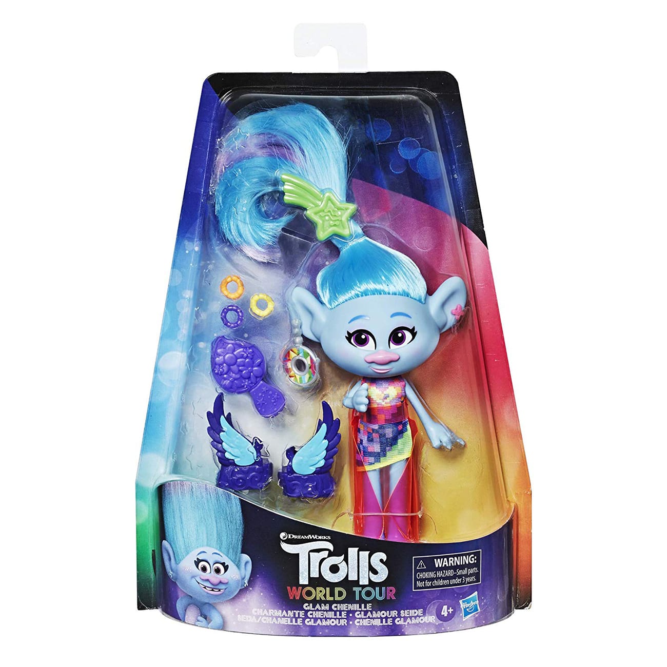 Trolls World Tour Glam Chenille Fashion Doll
