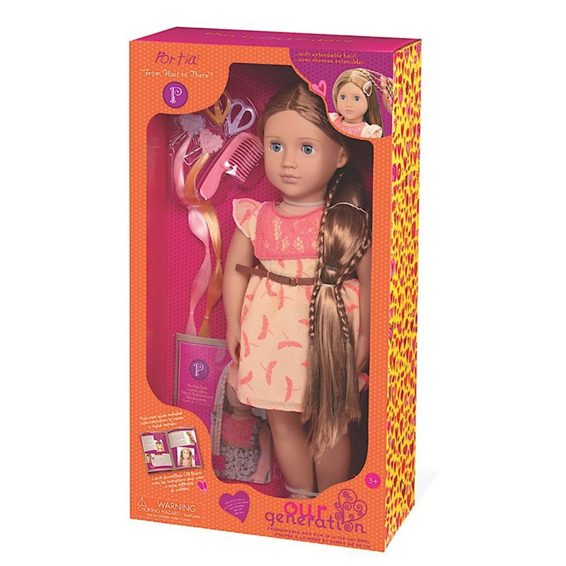 Dabdoob Our Generation Portia Hair Grow Doll Light Brown
