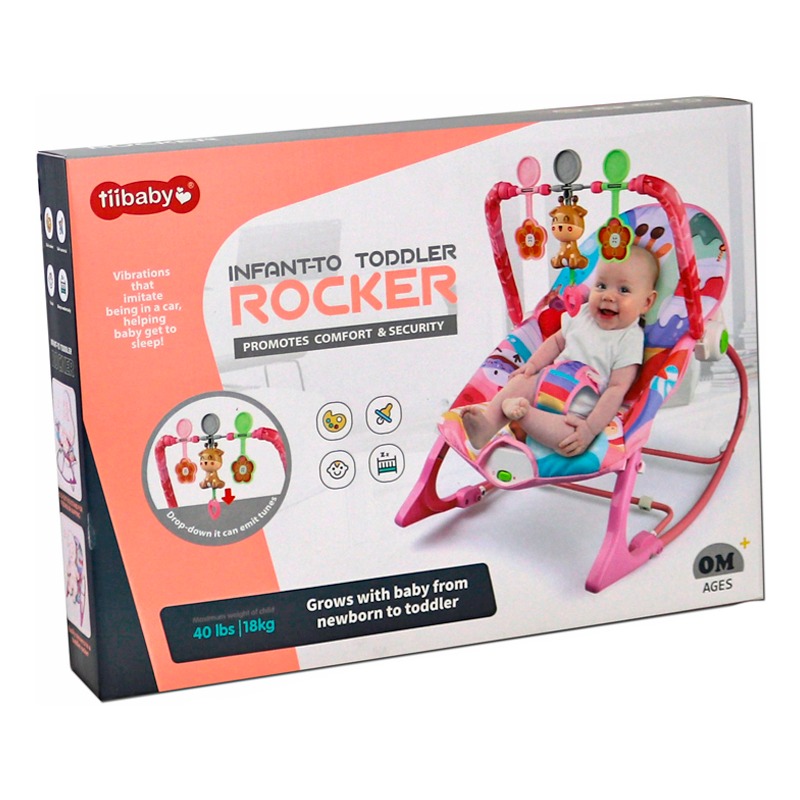 Tiibaby Baby Rocker - Pink