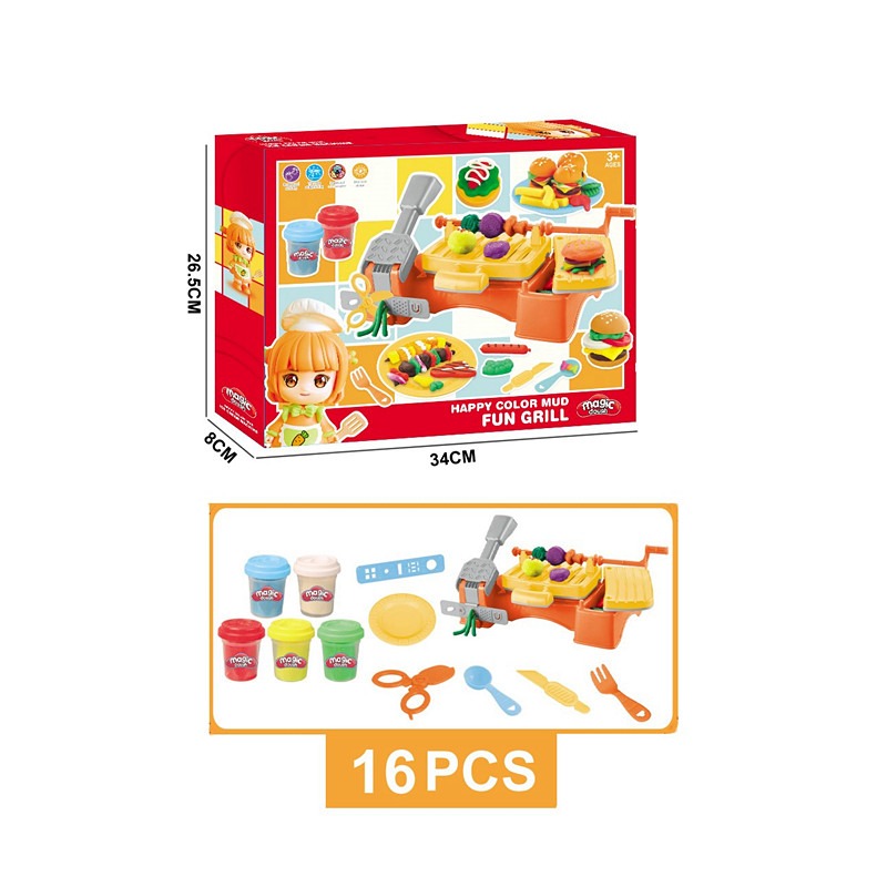 Magic Dough Sand BBQ Series Set