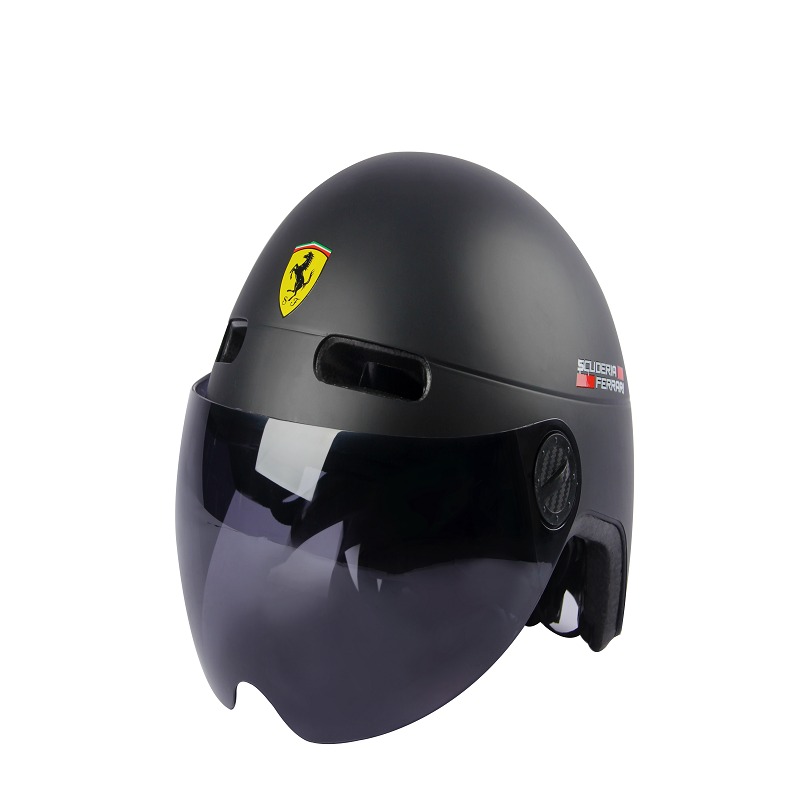 Ferrari Helmet With Eye Protection - Black
