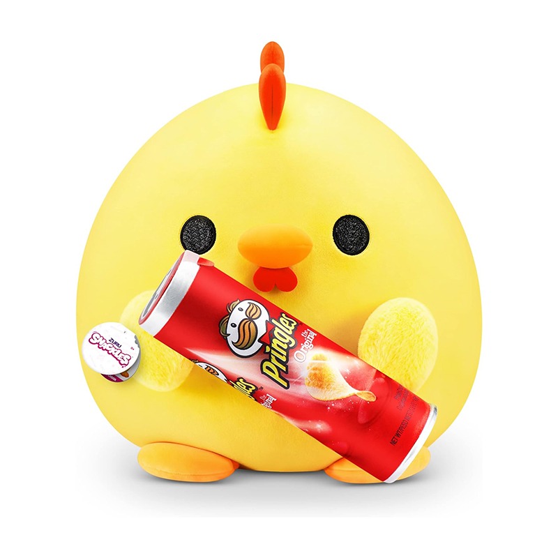 Snackles Medium - Chicken Holding Plush Pringles