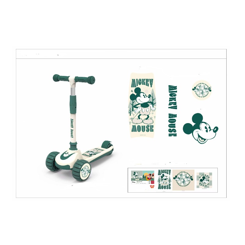 Disney Mickey Twist Scooter For Kids