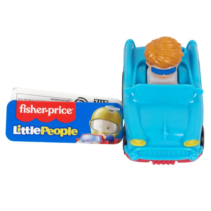 Fisher Price Little People Wheelies Car-Light blue