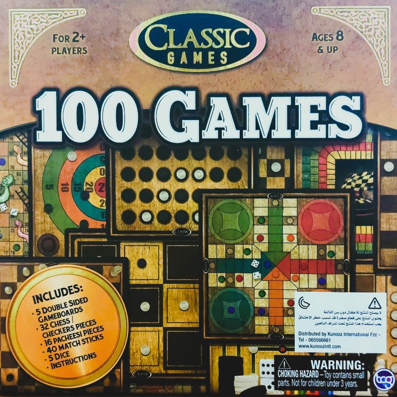 Classic Games 100 Games In One Set - Assorted