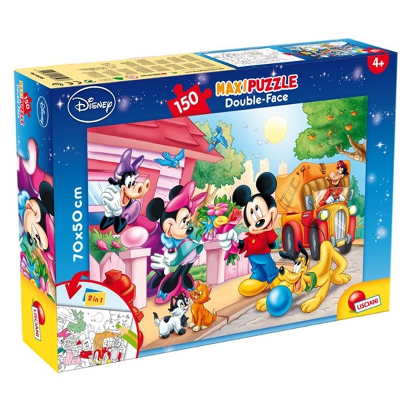 Lisciani - Puzzle DF Supermaxi 150 Mickey Mouse