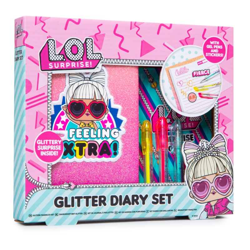L. O. L. Mini Glitter Diary Set