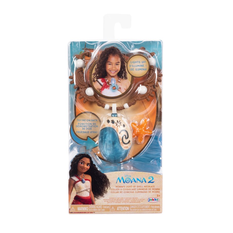 Disney Moana 2 Sea Star Magical Necklace Battery Operated