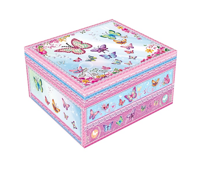Stamps And Stickers Set Box - Butterfly