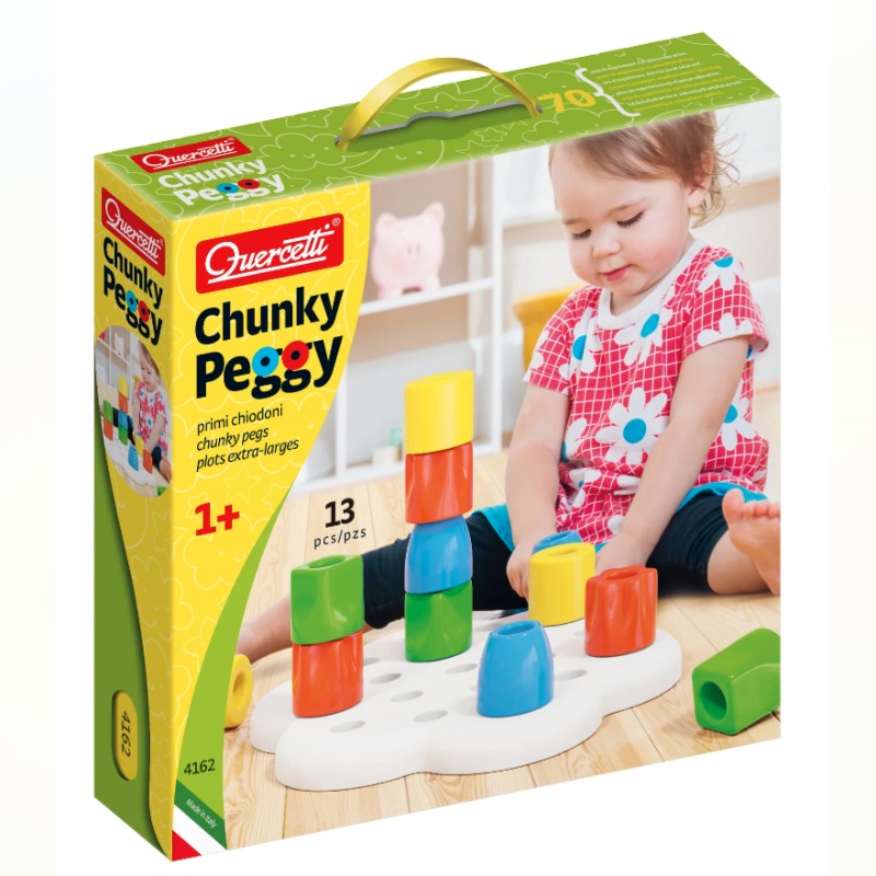 Quercetti Daisy Chunky Peggy - 13 Piece