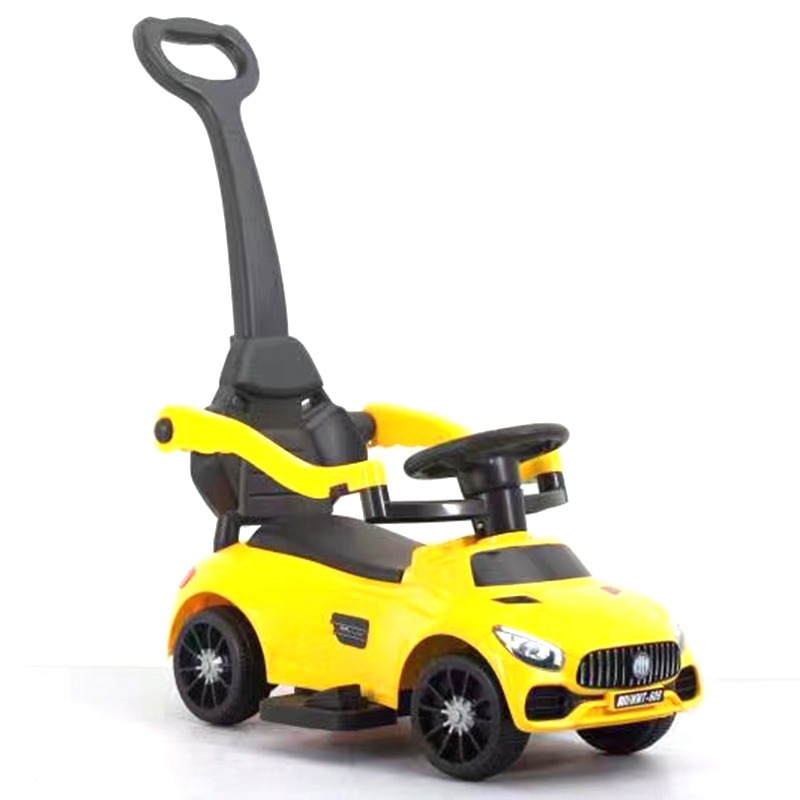 Ride On Pushing Car With Light And Music - Yellow