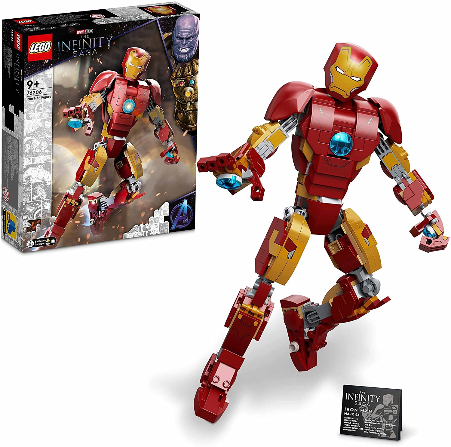 LEGO Marvel Iron Man Figure Building Kit