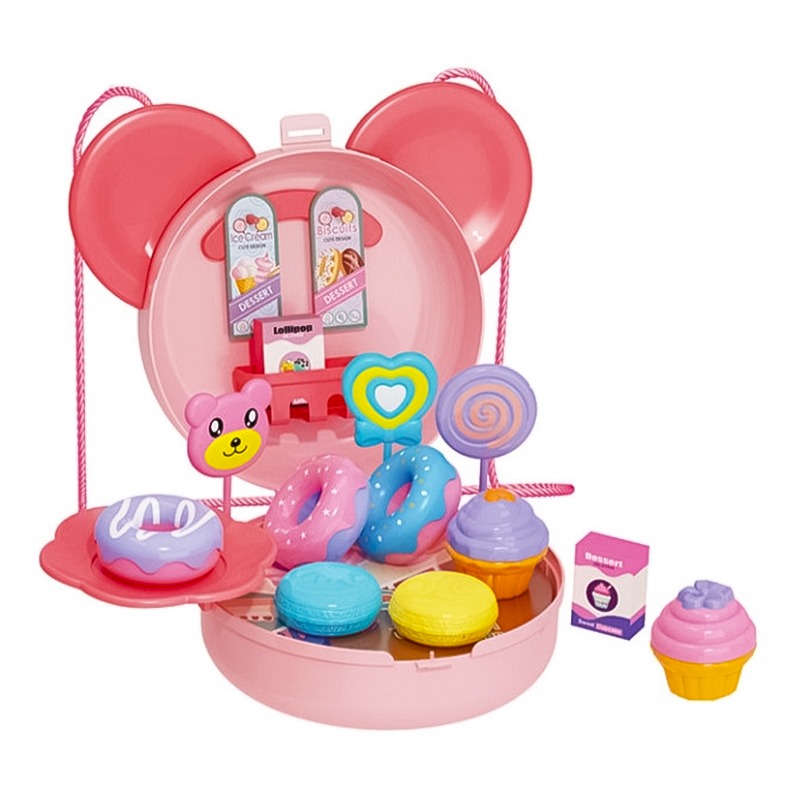 Cartoon Ice Cream Shoulder Bag 2 In 1 - 22pcs
