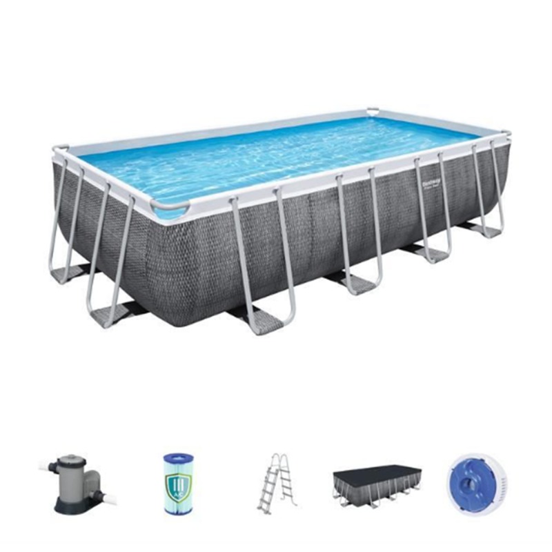 Bestway Power Steel Rectangular Pool Set 549 x 274 x 122 Cm