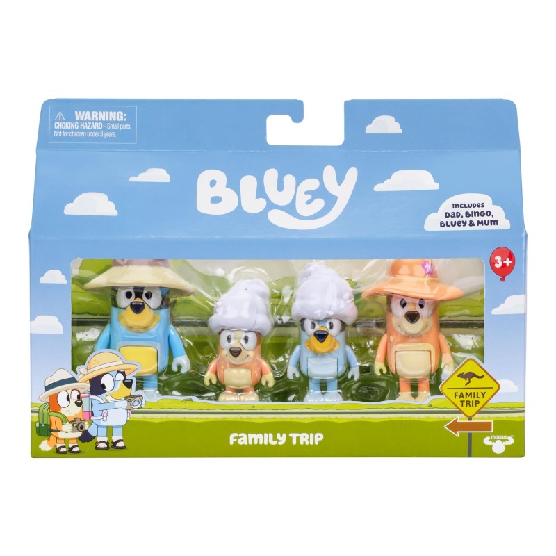 Bluey Set of 4 Minifigures