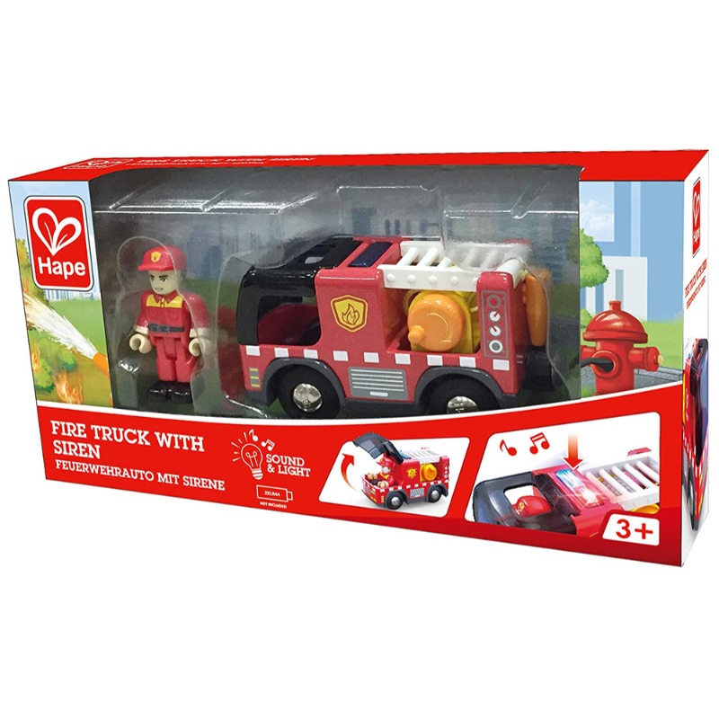 Hape - Fire Truck With Siren