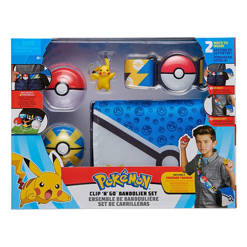 Pokemon - Clip N Go Bandolier Set Pikachu