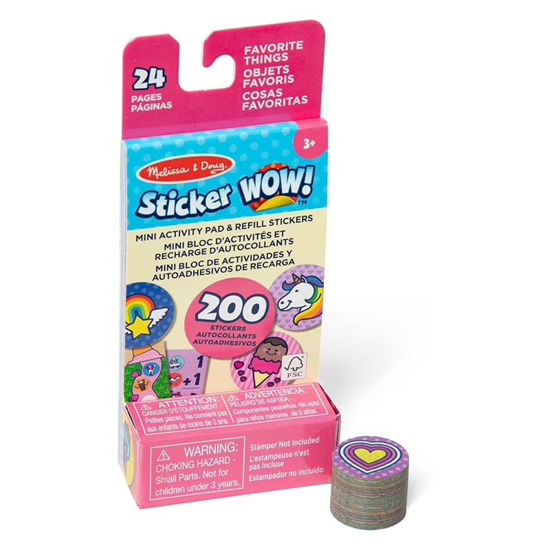 Melissa & Doug Sticker WOW! Mini Activity Pad Stickers - Favorite Things