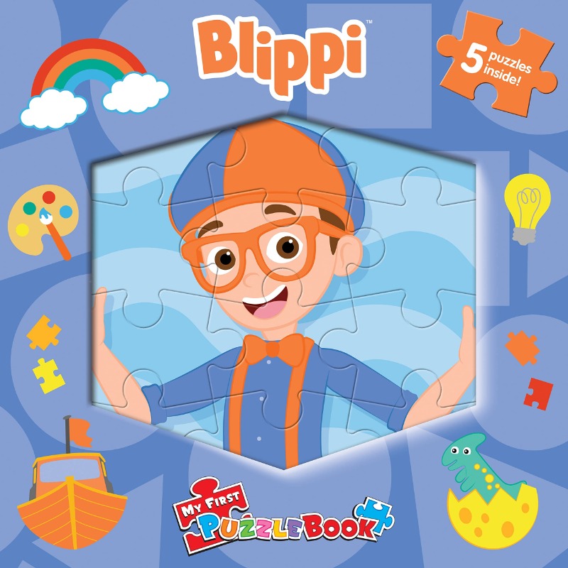 Phidal Moonbug Blippi My First Puzzle Book