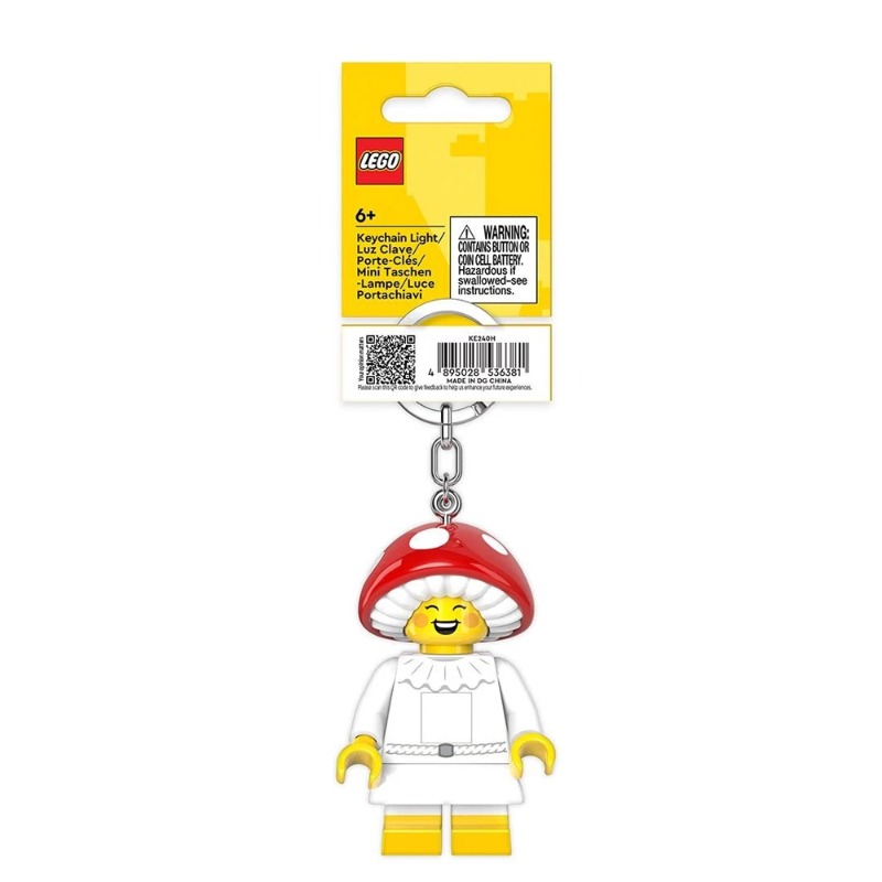 Lego IQ Minifigures Keychain Light Mushroom Sprite
