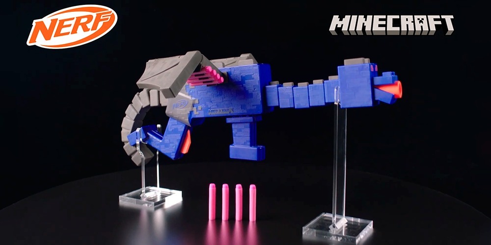 Nerf minecraft - blaster a flechettes ender dragon | jeux exterieurs et sports | jouéclub