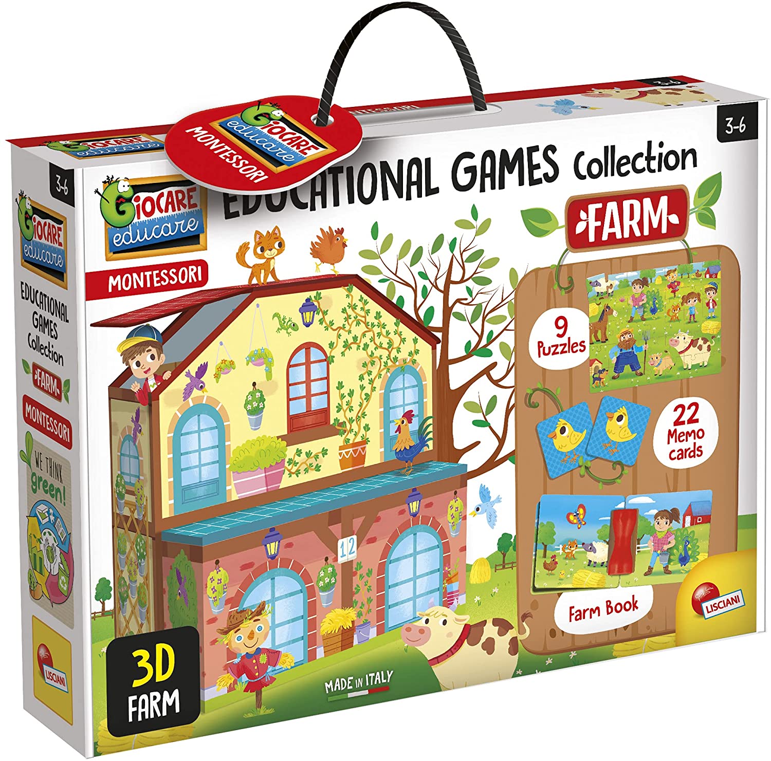 Lisciani Educational Games Collection Farm