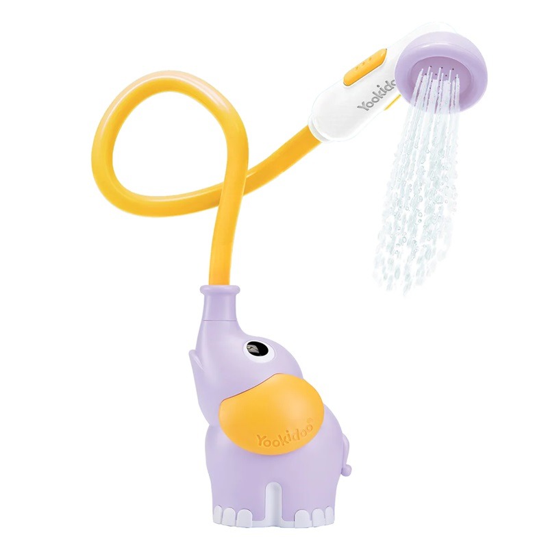 Yookidoo Elephant Baby Bath Shower - Purple