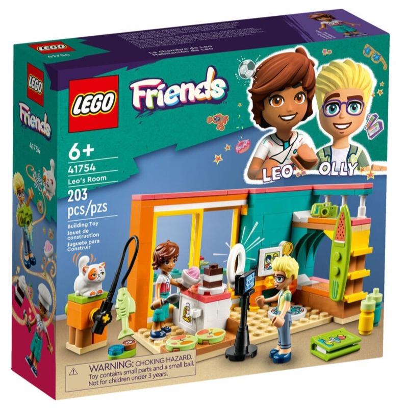 LEGO Friends Leos Room Building Toy Set - 203 Pcs 41754