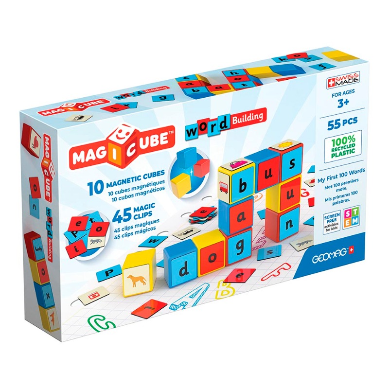 Geomag Magicube World Bulding Recycled Clips 55 Pcs