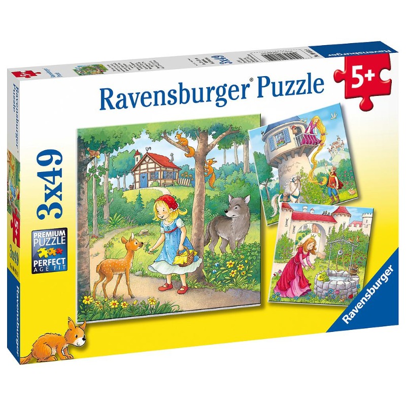Ravensburger Puzzle Rapunzel Red Riding Hood Frog King