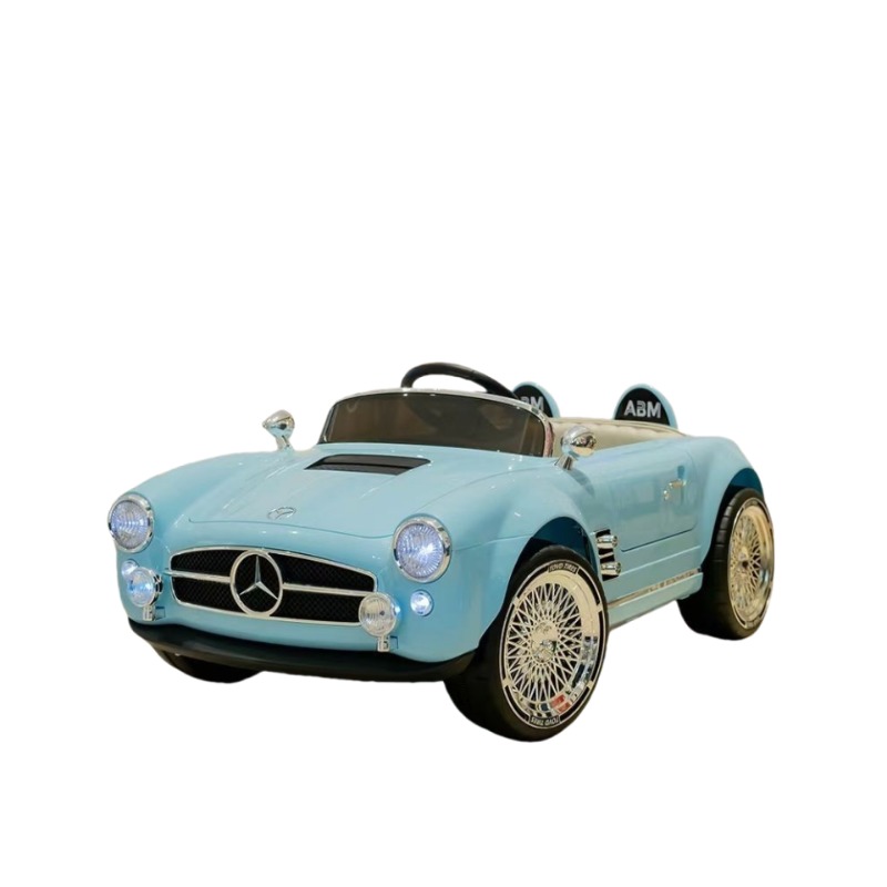 First Drive Mercedes 12V Battery Leather Seat Foam Wheel