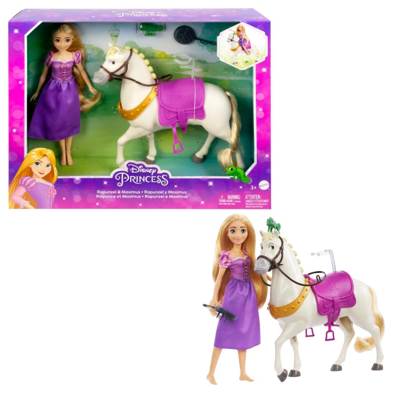 Disney Princess Fashion Doll And Horse - Rapunzel