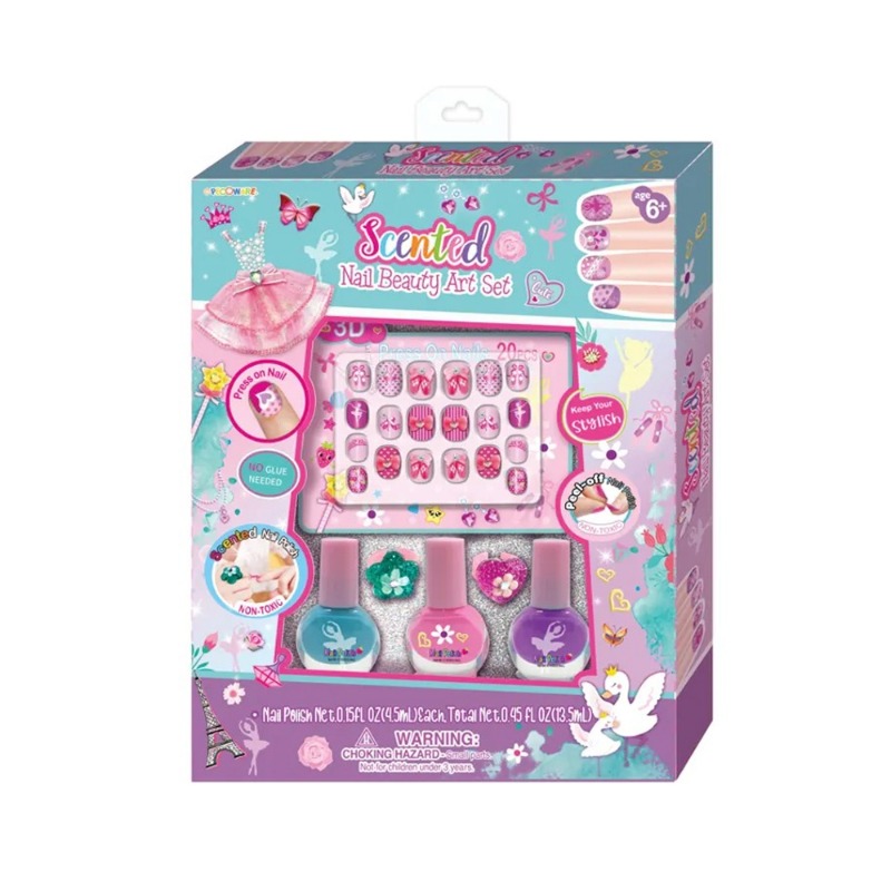 pecoware scented nail beauty art set