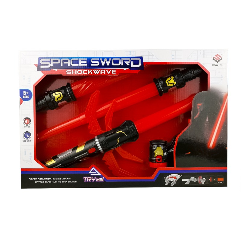 Telescopic Sword With Light And Sound - Red