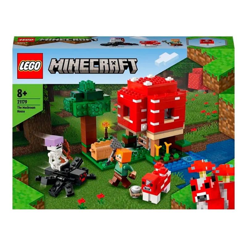 LEGO Minecraft The Mushroom House Building Set