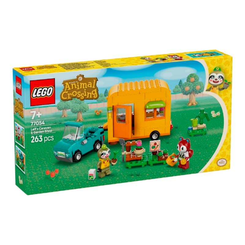 Lego Animal Crossing Leif’s Caravan And Garden Shop Building Kit 77054