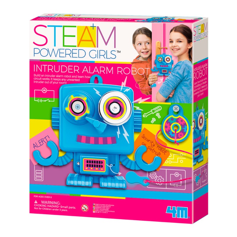 4M Steam Powered Girls Intruder Alarm Robot