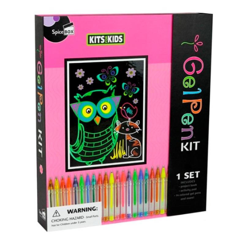 Spice Box Coloring Gel Pen Kit