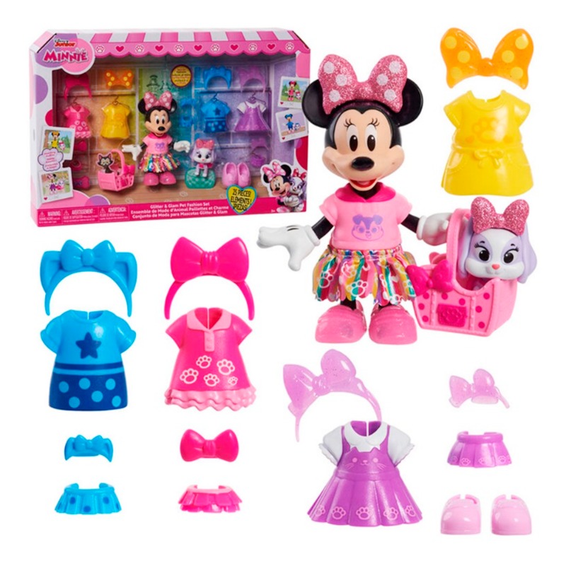 Disney Junior Minnie Mouse Glitter & Glam Costume Set - 23 Piece