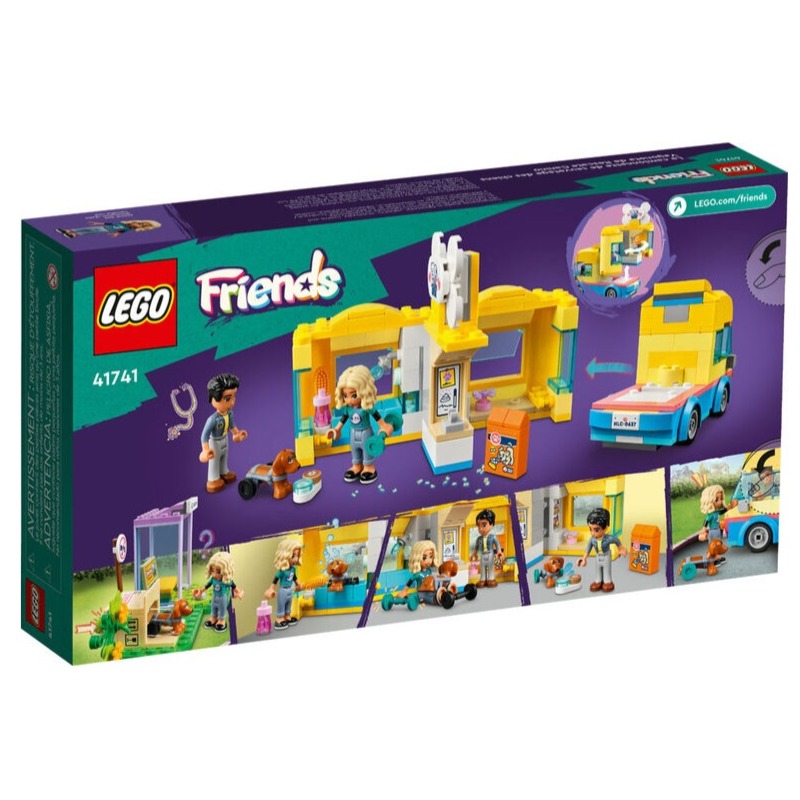 LEGO Friends Dog Rescue Van Building Toy Set - 300 Pcs
