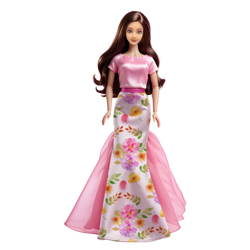 فلة -دمية بفستان عصري